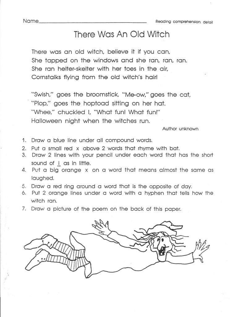 4th Grade Reading Comprehension Worksheets Pdf For Print Grade 4 