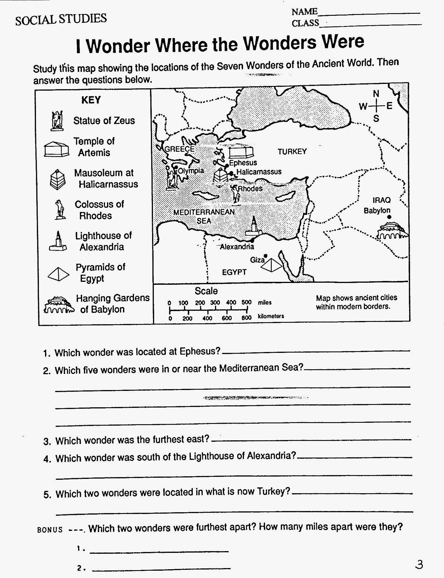 4Th Grade Social Studies Activities