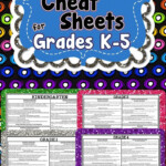 5 Grade Reference Sheet