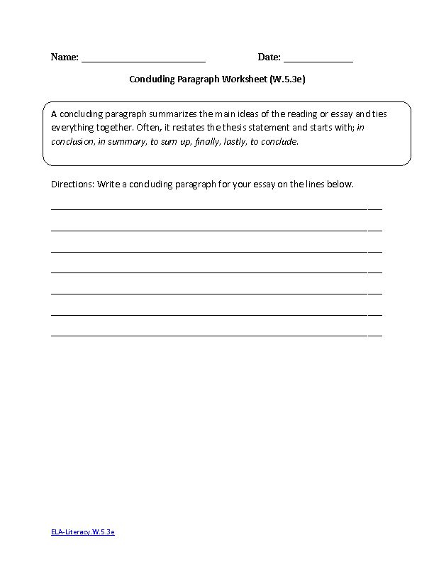 5th Grade Common Core Writing Worksheets Common Core Writing 