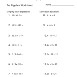 5th Grade Pre Algebra Worksheet Iykasku Roneko