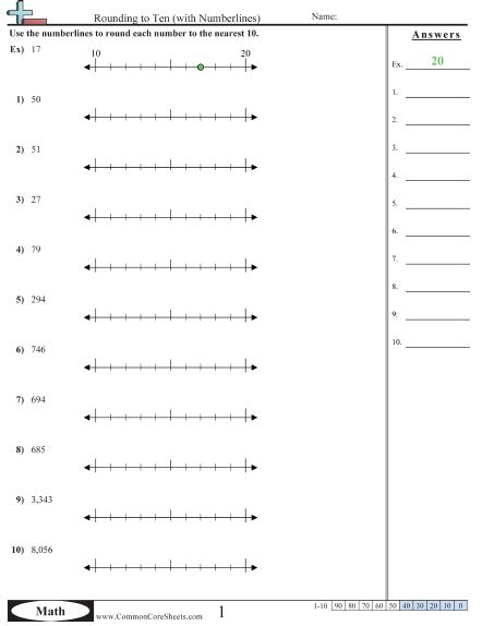 5th Grade Rounding Worksheet