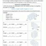 5th Grade Volume Worksheets Volume Of Cube And Cuboid Worksheet For