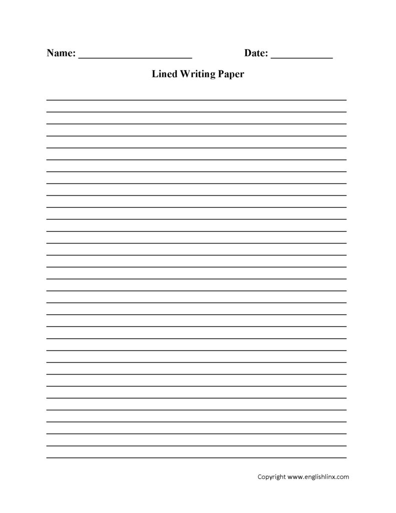 6 Best Images Of Free Printable Handwriting Paper Free 6 Best Images 