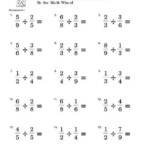 6th Grade Dividing Fractions Worksheets Worksheets Master