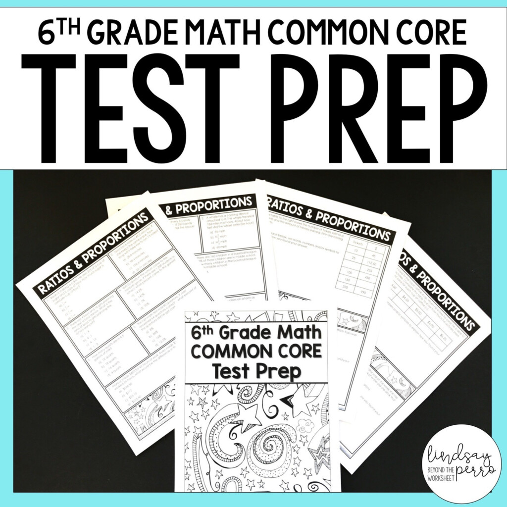 6th Grade Math Common Core Test Prep Store Lindsay Perro