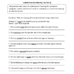 7Th Grade Grammar Worksheet With Answers