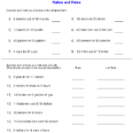 7th Grade Ratio Worksheets With Answers Kidsworksheetfun