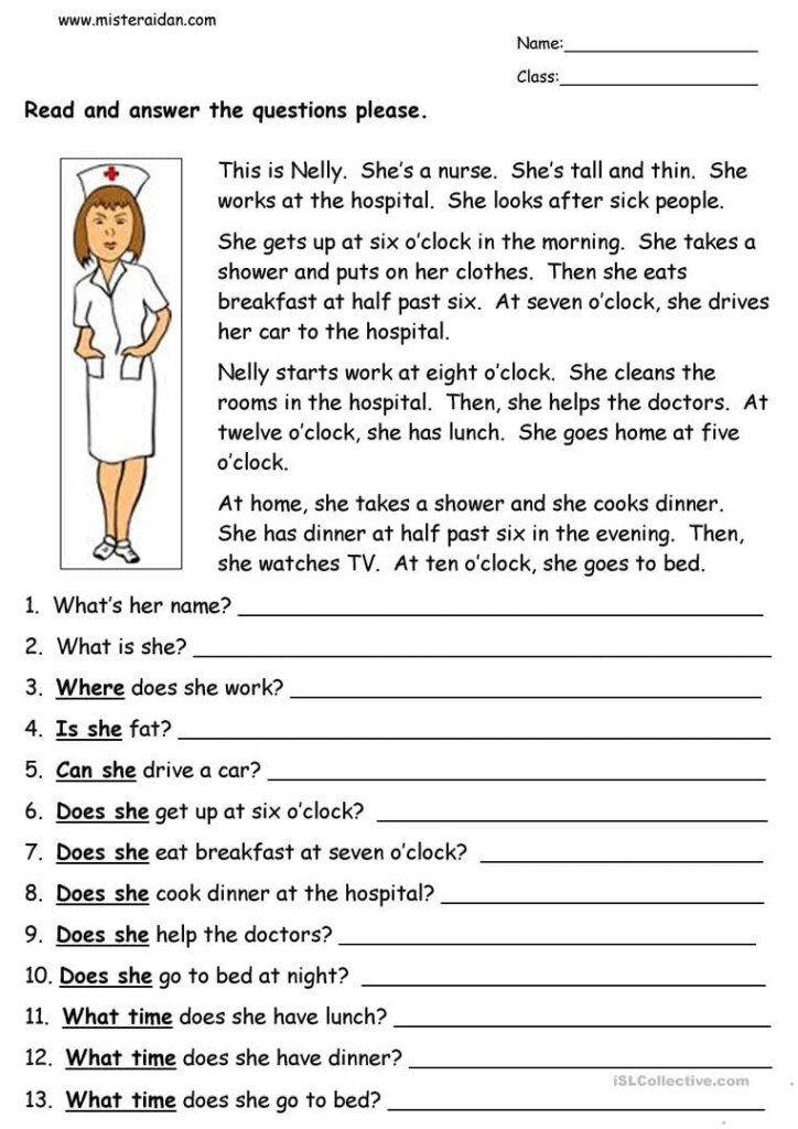 7th Grade Reading Comprehension Worksheets Pdf Db Excelcom Reading 