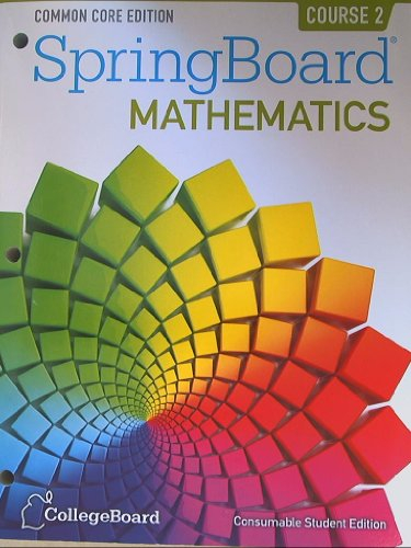 9781457301490 Springboard Mathematics Common Core Edition Course 2