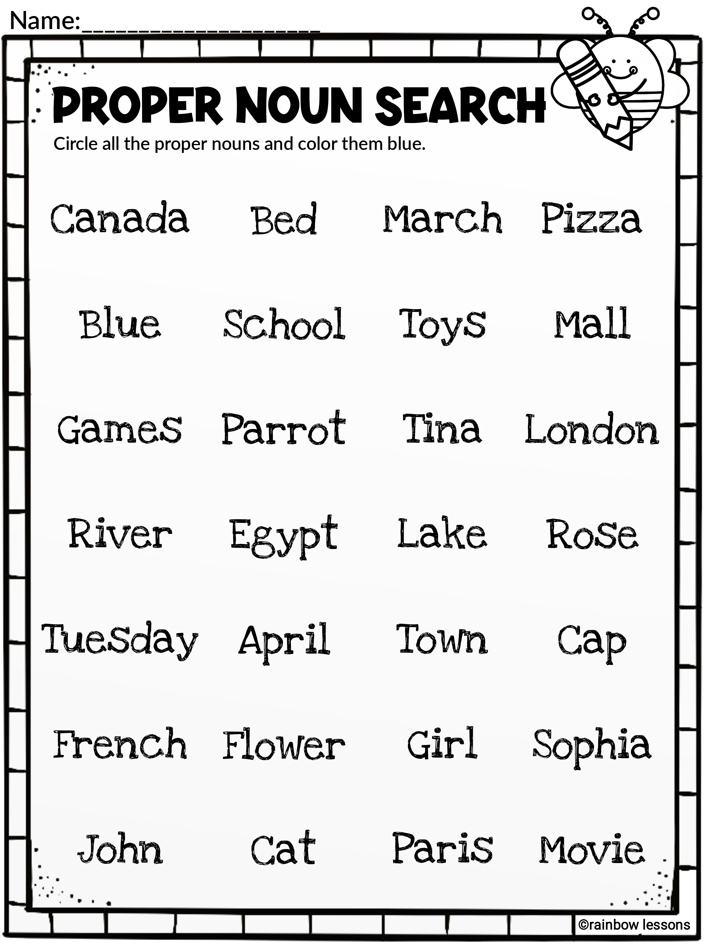 Abstract Nouns For Kids Abstract Nouns Nouns Worksheet Nouns Grade 5