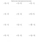 Adding And Subtracting Mixed Numbers Worksheets 99Worksheets