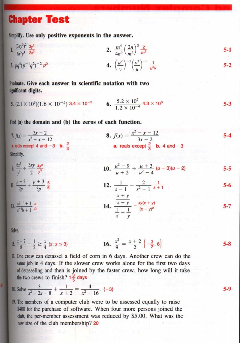 Algebra 2 Common Core Textbook Pdf Answers Resume Examples