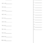 Algebra Worksheets Rewriting Expressions As Multiples Of A Sum