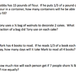 Application Based Question For Division With Fractions Fractions