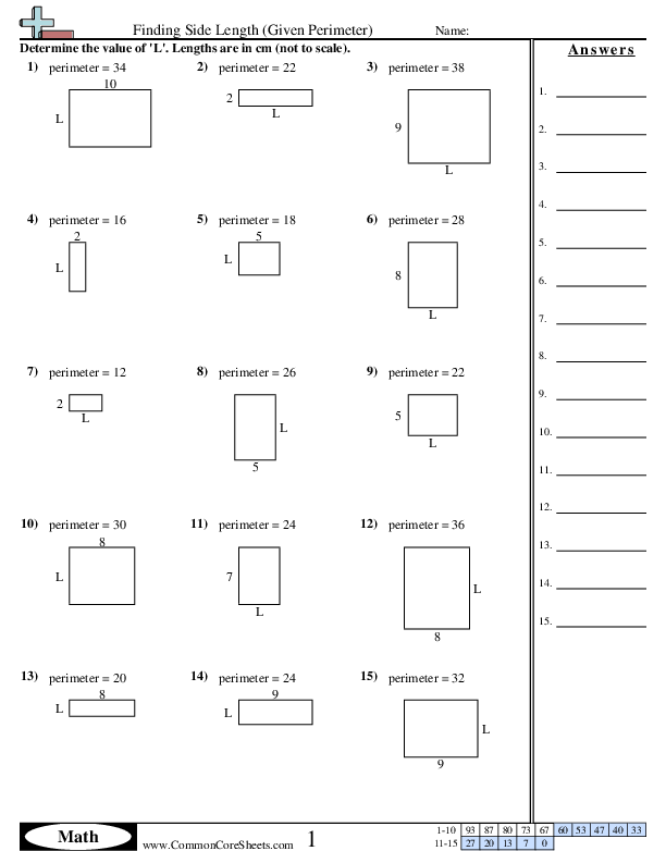 Area And Perimeter Worksheets Area Worksheets Free Math Worksheets 