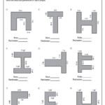 Area Of Composite Figures Worksheet 6th Grade In 2020 Area And