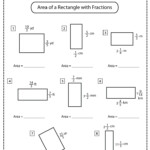 Area Worksheets Area Of A Rectangle Version 1 Area And Perimeter