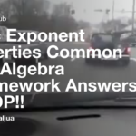 Basic Exponent Properties Common Core Algebra 2 Homework Answers 6