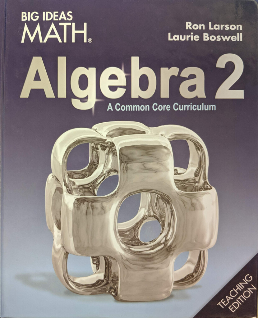 Big Ideas Math Algebra 1 Book Used Llc Learning Laurie Larson Algebra 