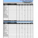 Business Tax Expense Worksheet