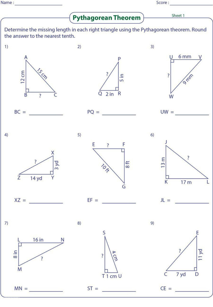 Calculate The Hypotenuse Using Pythagorean Theorem No Rotation A 