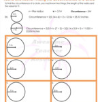 Circle Area Worksheet Answer Key Free Download Mautanya guru