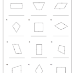 Classifying Quadrilaterals Worksheets