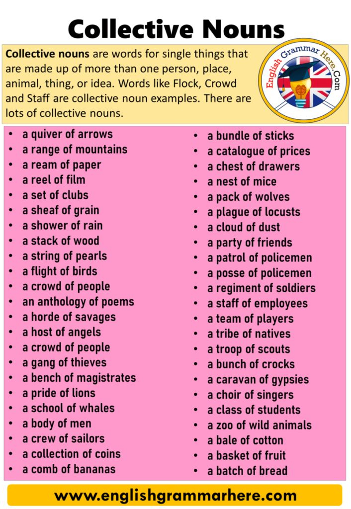 Collective Nouns Activity For 2 Types Of Nouns Proper Common 