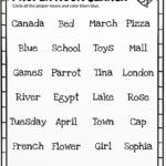Common And Proper Noun Worksheets Made By Teachers