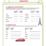 Common And Proper Nouns Grade 1 Collection Printable Differentiation