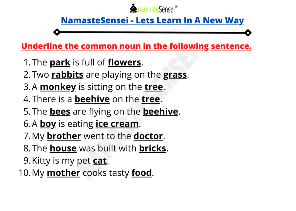 Common And Proper Nouns Interactive Exercise For Grade 6 Nouns 