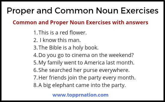 Common And Proper Nouns Worksheets K5 Learning Common And Proper 