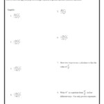 Common Core Exponents Worksheets Common Core Worksheets