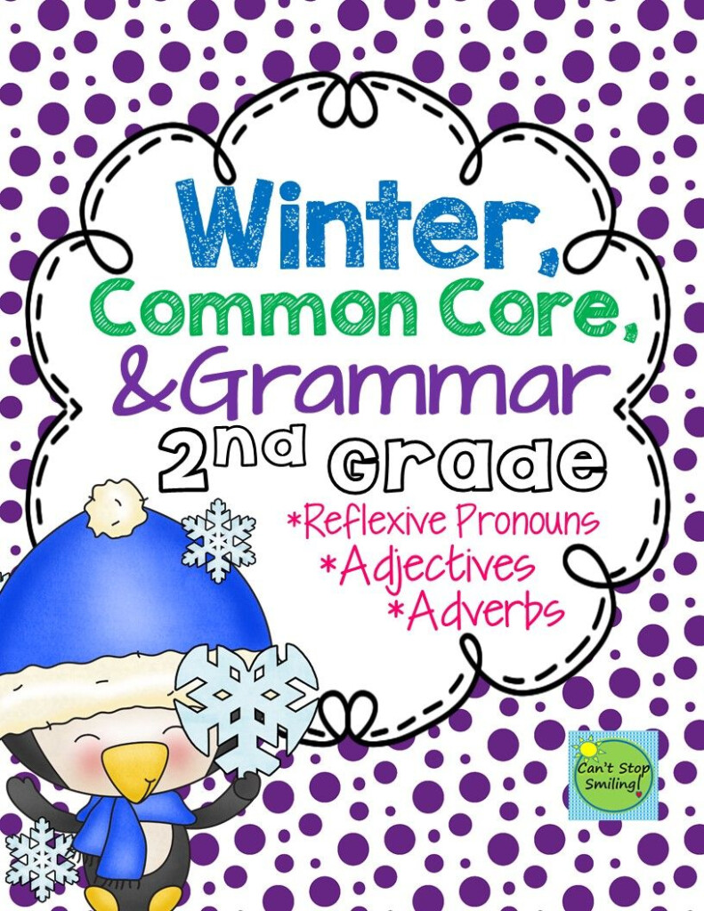 Common Core Grammar Grade 2 Fun Winter Printables Math Literacy 
