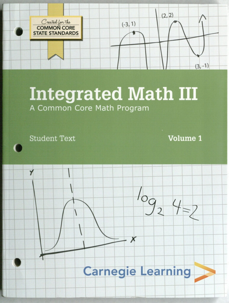 Common Core Integrated Math 3 Homework Help Core Connections Integrated I