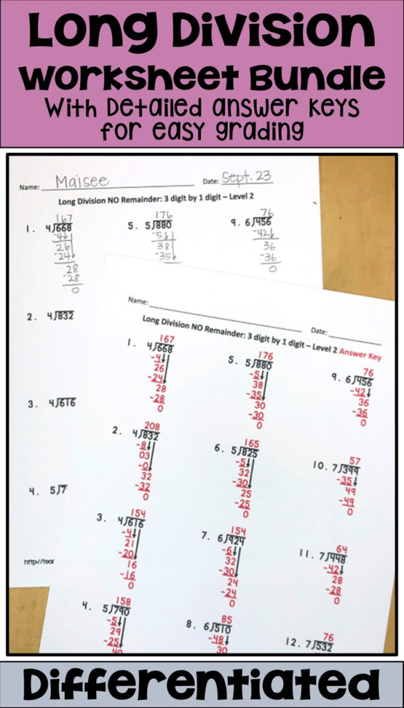 Common Core Long Division