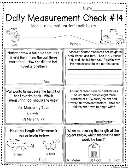 Common Core Measurement Worksheets Common Core Worksheets