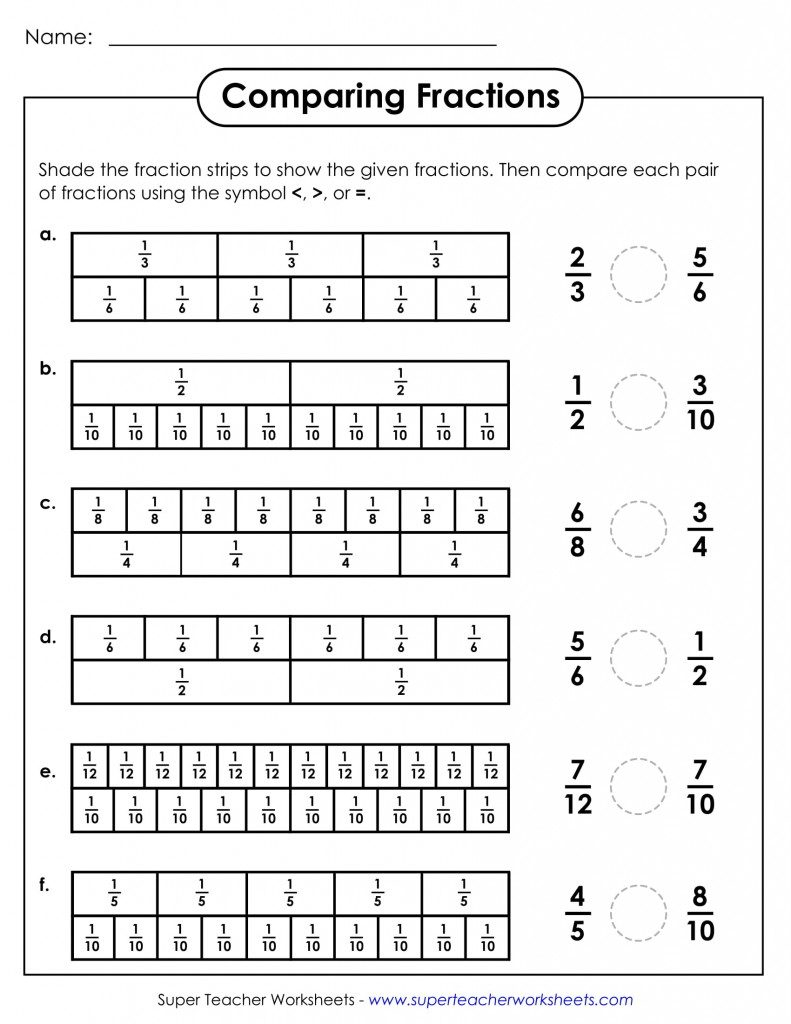 Common Core Sheets Fractions