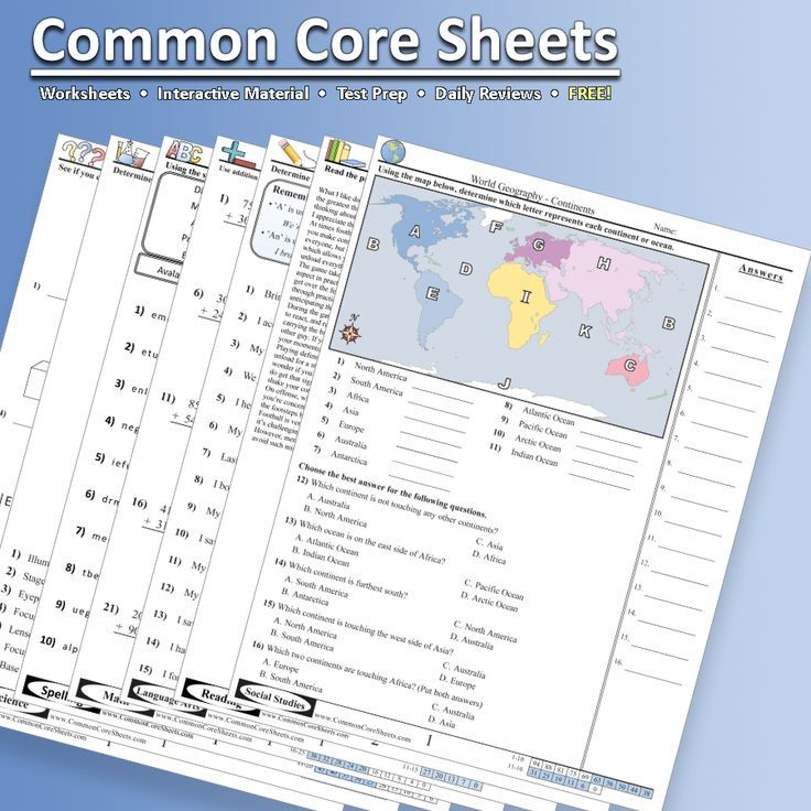 Common Core Social Studies Worksheets Common Core Worksheets