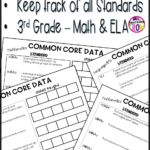 Common Core Standards Checklists For 3rd Grade Covers All Standards