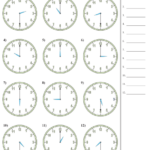 Common Core Telling Time Worksheets Common Core Worksheets