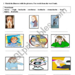 Common Illnesses ESL Worksheet By Hedia