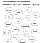 Common Noun And Proper Noun Worksheets