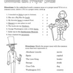 Common Proper Nouns Worksheets Common And Proper Nouns Nouns Proper