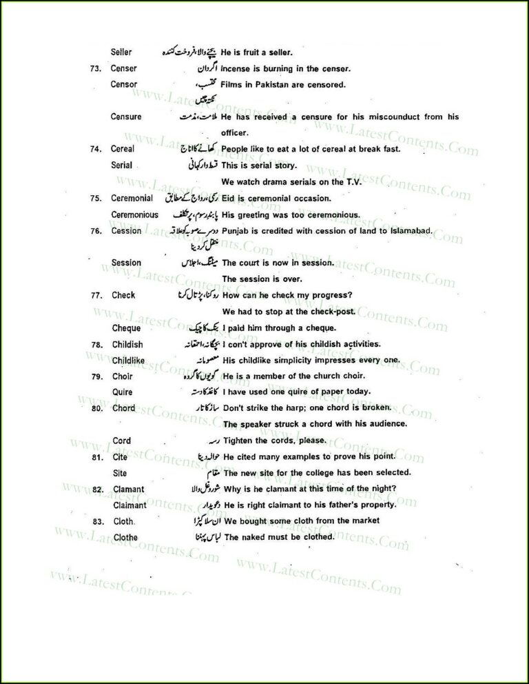 Commonly Confused Words Practice Worksheet Answers Alphabet Worksheets