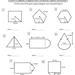 Composite Figures Area Worksheet