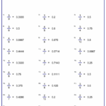 Convert Decimals To Fraction Worksheet Maker Free Converting