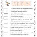 Cooking Terms Worksheet Answers Worksheet