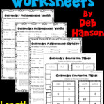 Customary Measurement Worksheet Packet Length Weight And Capacity